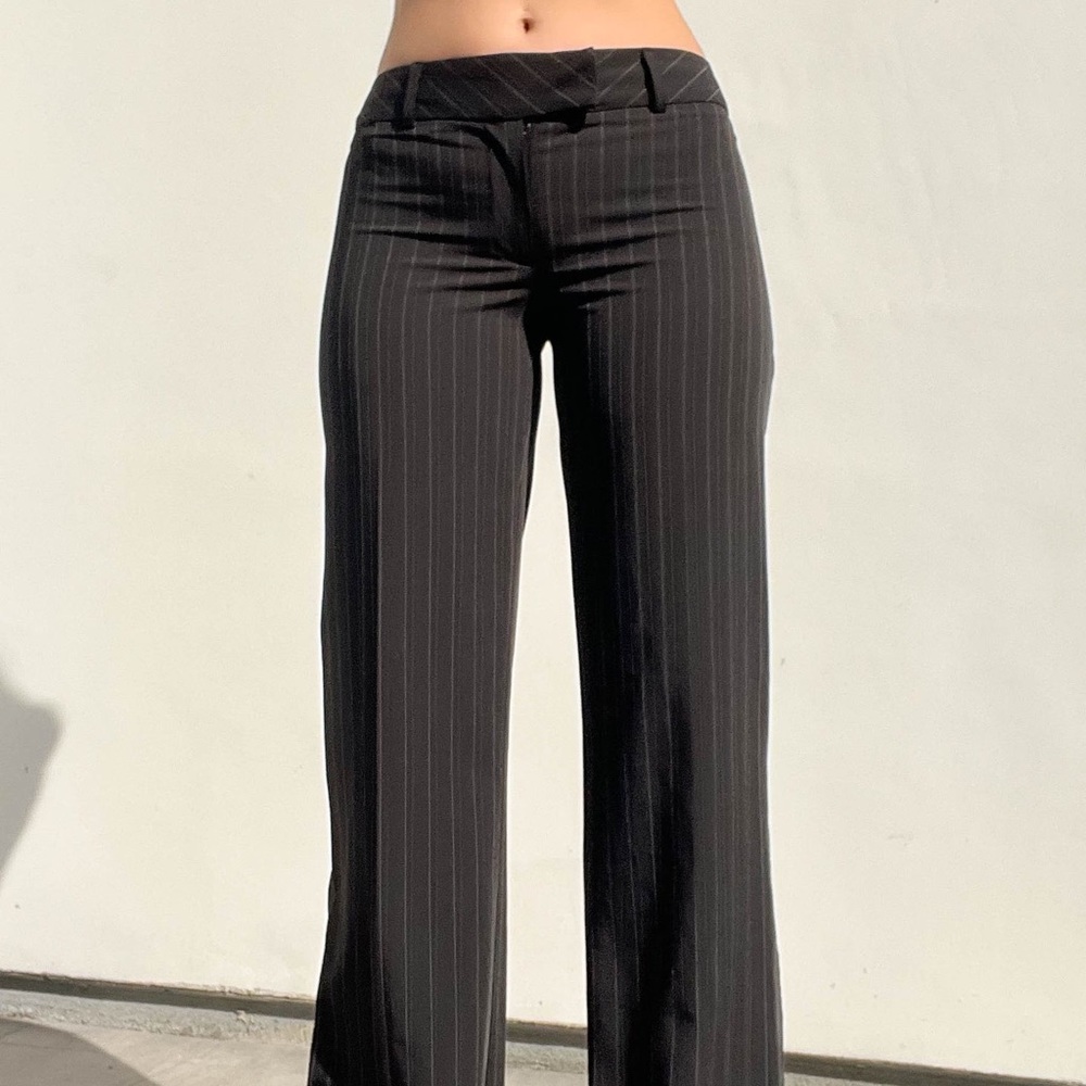 bebe pinstripe pants